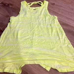 Lime green tank top also only worn one times